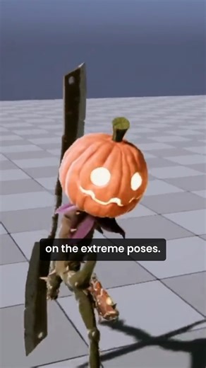 Libby on Instagram: "DO NOT NEGLECT EXTREME POSES IN YOUR ANIMATION ‼️ Focusing on your extremes and making sure each axis in both translations and rotation hits its extreme on different frames is what makes animation fluid. Also make sure the extremes of different parts of the body hit on different frames as well. Essentially this is how I think and approach animating drag and follow through #animation #characteranimator #indiegame"