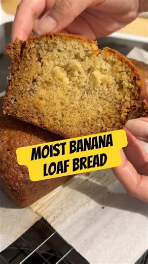 Easy Moist Banana Loaf Bread!
