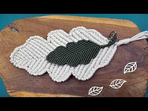 Macrame Oak Leaf Tutorial 🌳