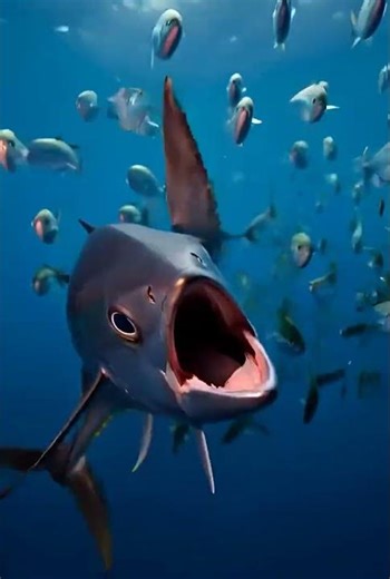 Bluefin Tuna Body Slam | Open Ocean Impact