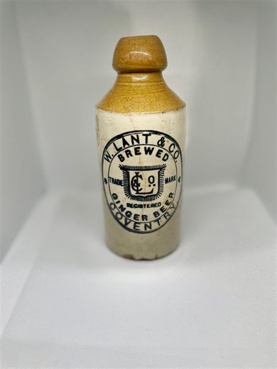 Vintage Antique Ginger Beer Bottle | Victorian Stoneware Bottle | British Pottery | Rustic Farmhouse Decor - Etsy