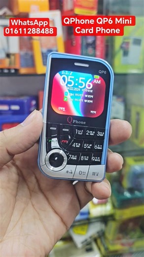 QPhone QP6 Mini Card Phone with warranty #foryou #shorts #unboxing #youtubeshorts #trending