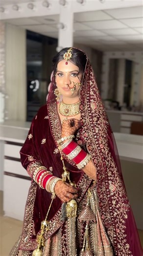 Wedding bride❤️ #youtubeshorts #wedding #shortvideo #viralvideo #bridalmakeup l