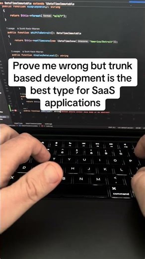 Trunk based development is branching off a main branch #softwareengineer #coding #techtok #phpc #git