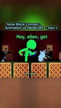 Note Block Concert vs Minecraft #minecraft #viral #fyp #animation #funny