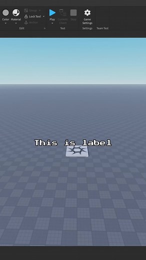 Creating Text Labels in Roblox Studio