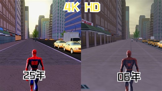 [PSP][Reshade]Spider Man3 高清纹理 各时段效果演示