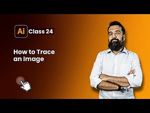How to Trace an Image in Adobe Illustrator | Class 24