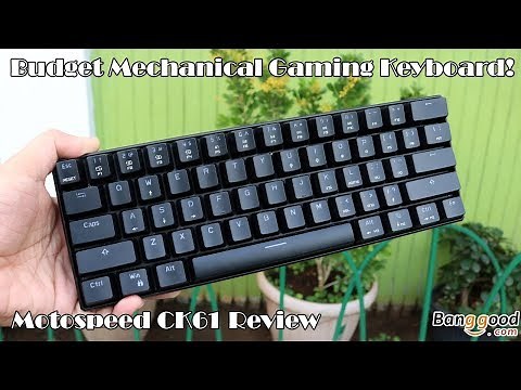 Motospeed CK61 Budget Mechanical Gaming Keyboard Review (Outemu Blue Switch)