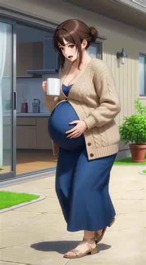 9 Months Pregnant Woman Having Contractions at Home | Birth Stories #birthstory #pregnancy