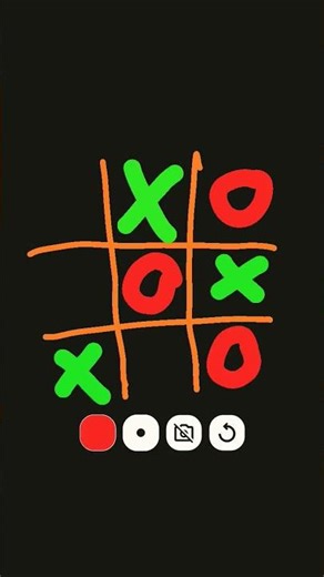 Cross and circle game.