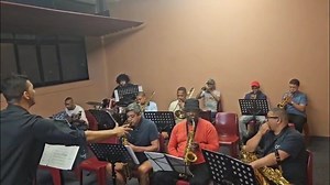 The Unknown Big Band rehearsing a Christmas Repertoire. The Band needs a piano player....let me know if you want to join. | Godwin Blignaut