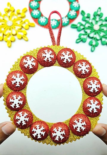 ❄Christmas Crafts❄ Easy & Quick Christmas Ornaments🎄 Handmade Christmas Crafts #christmas2023 #christmasdecorations #manualidades | Creative Art & Craft Ideas