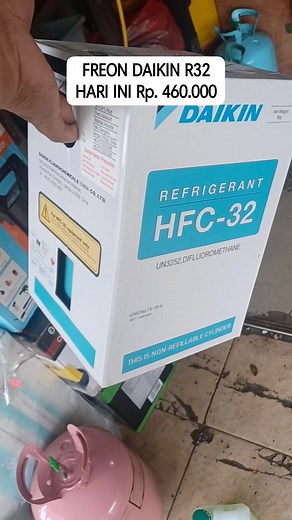 Freon Daikin 3kg Per hari ini 460rb #reels #hvac #freon #tukangac #dct | Leo Pramesto