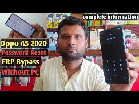 Oppo A5 2020 lock screen password Reset || pattern lock kaise tode | Oppo A5 2020 frp bypass NO Pc