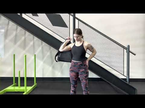 Backpack Single Arm Shoulder Press