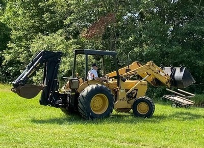 New Holland Ford 445C Loader 55 HP Diesel 4WD 4x4 with Ford 764 Backhoe | eBay