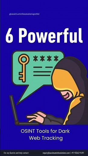6 Powerful OSINT Tools for Dark Web Tracking #cybersecurity #ethicalhacking