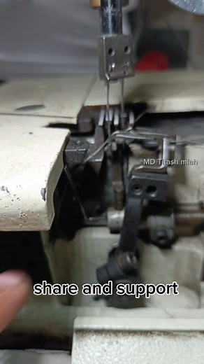Needle supporting guard. (Chain stitch) #machinery #machine #sewing #factory #maintenance #garments #highlight | MD Titash Miah