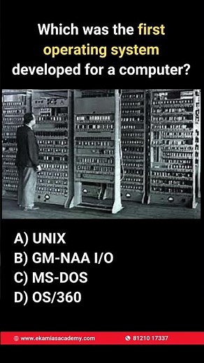 💻✨ Which Was the First Operating System Developed for a Computer? 🖥️⚡