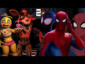 The Spider-Squad Plays Five Nights At Freddy's 2 (FNAF 2) (Part 2)