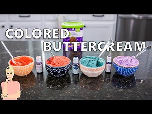 How to EASILY Make Colored Buttercream
