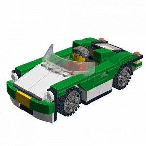 LEGO MOC-5988 legocity green cruiser (Town 2016)