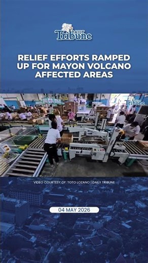 RELIEF EFFORTS RAMPED UP FOR MAYON VOLCANO AFFECTED AREAS