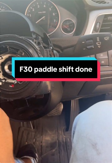 F30 Paddle Shift Installation Guide