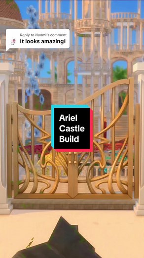 Building Ariel's Castle in The Sims 4