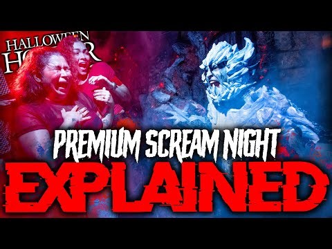 How To Experience HHN 2024 BEFORE OPENING NIGHT! (Premium Scream Night EXPLAINED)