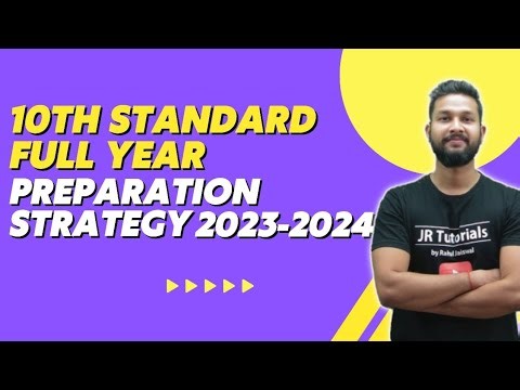 10th Standard Full Year Preparation Strategy 2023-2024 | JR Tutorials |