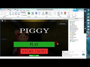 how to make a piggy game no scripting!!!