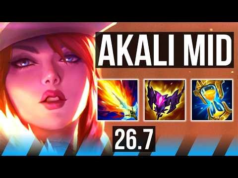 AKALI vs SYLAS (MID) | Good KDA: 17/1/5 | EUW Master | 26.7