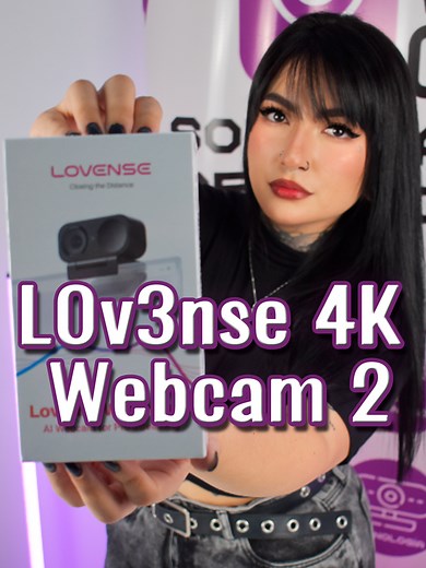 Cámara L0v3nse 4K Webcam con Inteligencia Artificial