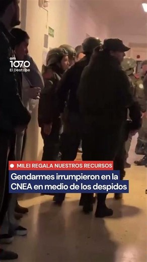 CHAU ARGENTINA: Gendarmes entraron en la CNEA en medio de los despidos