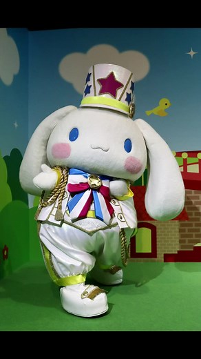 サンリオキャラクターフェスでシナモロールとグリーティング体験！かわいいアイドル衣装のシナモンバチに会いに行こう