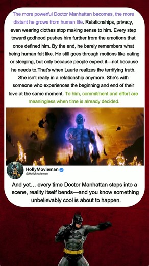 #trend He Can See All Time But Lost His Humanity #drmanhattan #dcuniverse #shorts