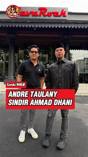 Lambe Halu on Instagram: "ANDRE TAULANY SINDIR AHMAD DHANI Andre Taulany berkunjung ke Java Rock, resto milik Ahmad Dhani. Makan bareng jadi santai, tapi caption Andre justru bikin netizen ngakak karena gaya khas Dhani tiap difoto. Meski begitu, Andre tetap memuji resto yang disebut laris manis dan makanannya juara. #lambehalu #andretaulany #ahmaddhani #javarock #dewa19 artiskuliner momelucu"