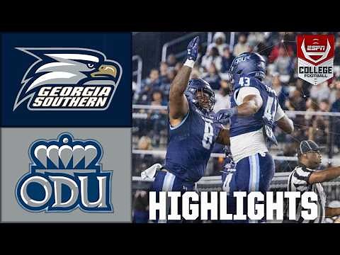 Georgia Southern Eagles vs. Old Dominion Monarchs | Full Game Highlights | ESPN College Football