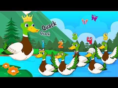 Five Little Ducks | Counting Songs for Kids & Nursery Rhymes