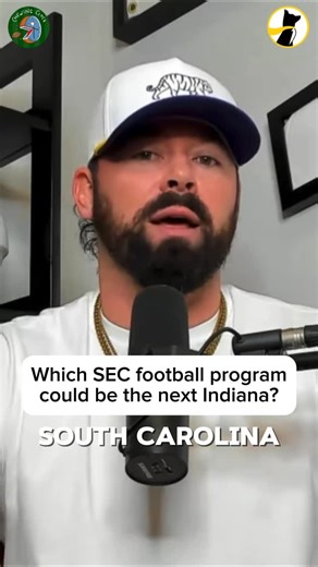 SEC Unfiltered on Instagram: "Which historically mediocre SEC football program could be the next Indiana? @CPhilly19 says the South Carolina Gamecocks check all the boxes 👀🐔 What say you? Presented by Underdog #sec #chewingclock #secunfiltered #secfootball #collegefootball"