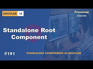 #191 Standalone Root Component | Standalone Components | A Complete Angular Course