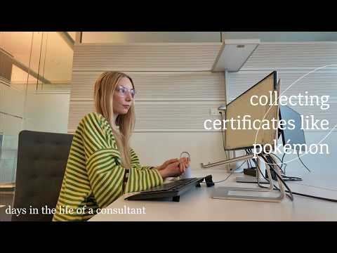 how I study while working full-time | week in the life of a consultant