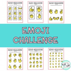 Occupational Therapy Fine Motor - Finger Dexterity Emoji Challenge OT No Prep
