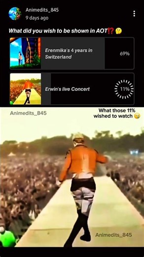 Erwin's live concert 😭🙏🏻 #attackontitan #erwinsmith #aot #shinzouwosasageyo #anime #snk #fypシ゚