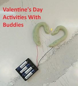 Valentine's Day STEM Activity Science with Conductive Playdough