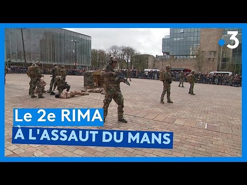 Le 2ème RIMA à l'assaut du Mans