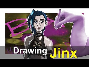 How to draw Jinx | League of legends | Arcane