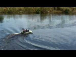 Nitro Powered R/C Aquacraft Alligator Tours Airboat